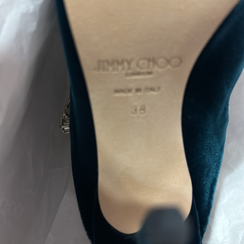 JIMMY CHOO
Bing Crystal-Embellished Velvet Mules - Picture 7 of 8